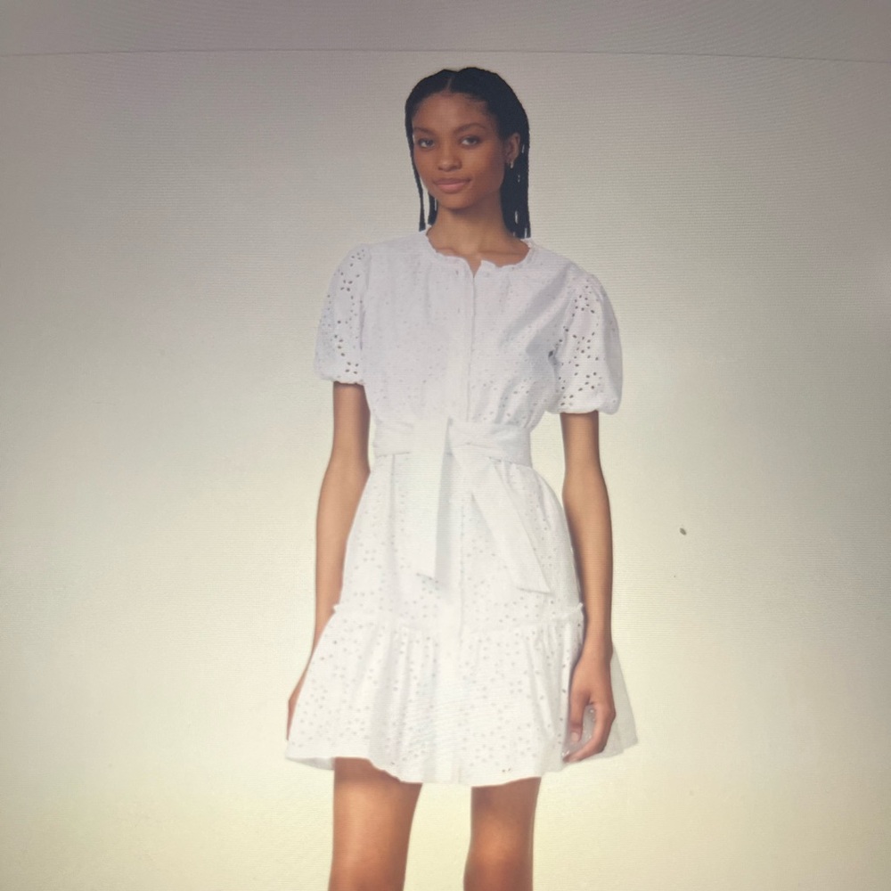 Kate Spade White Eyelet Dress